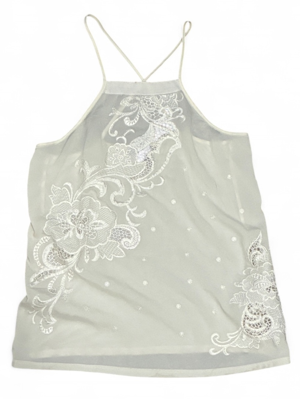 Express High Neck Floral Tank Top